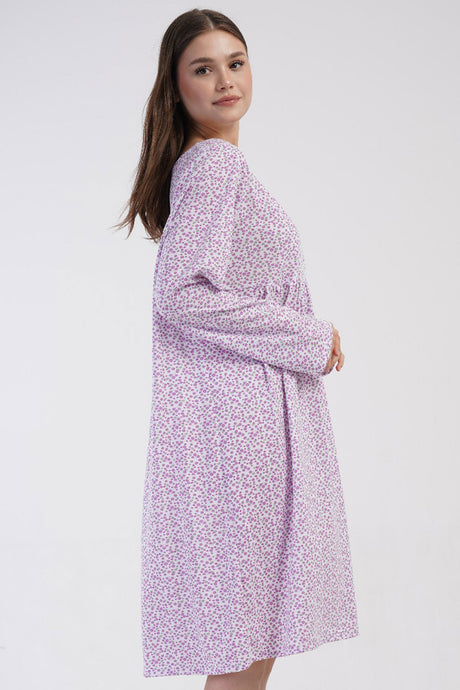 KADIN SUPREM XXL XXL UZUN KOL KISA BOY GECELIK 161774