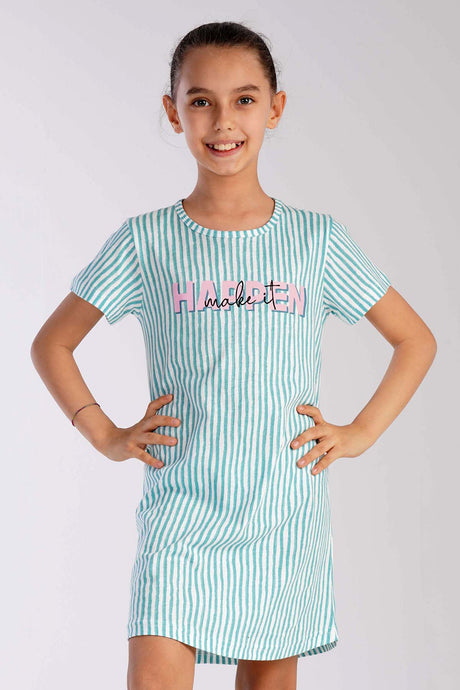 KIZ COCUK P.SUPREM O YAKA KISA KOL ETEGI OVAL TUNIK(11-12/15-16)