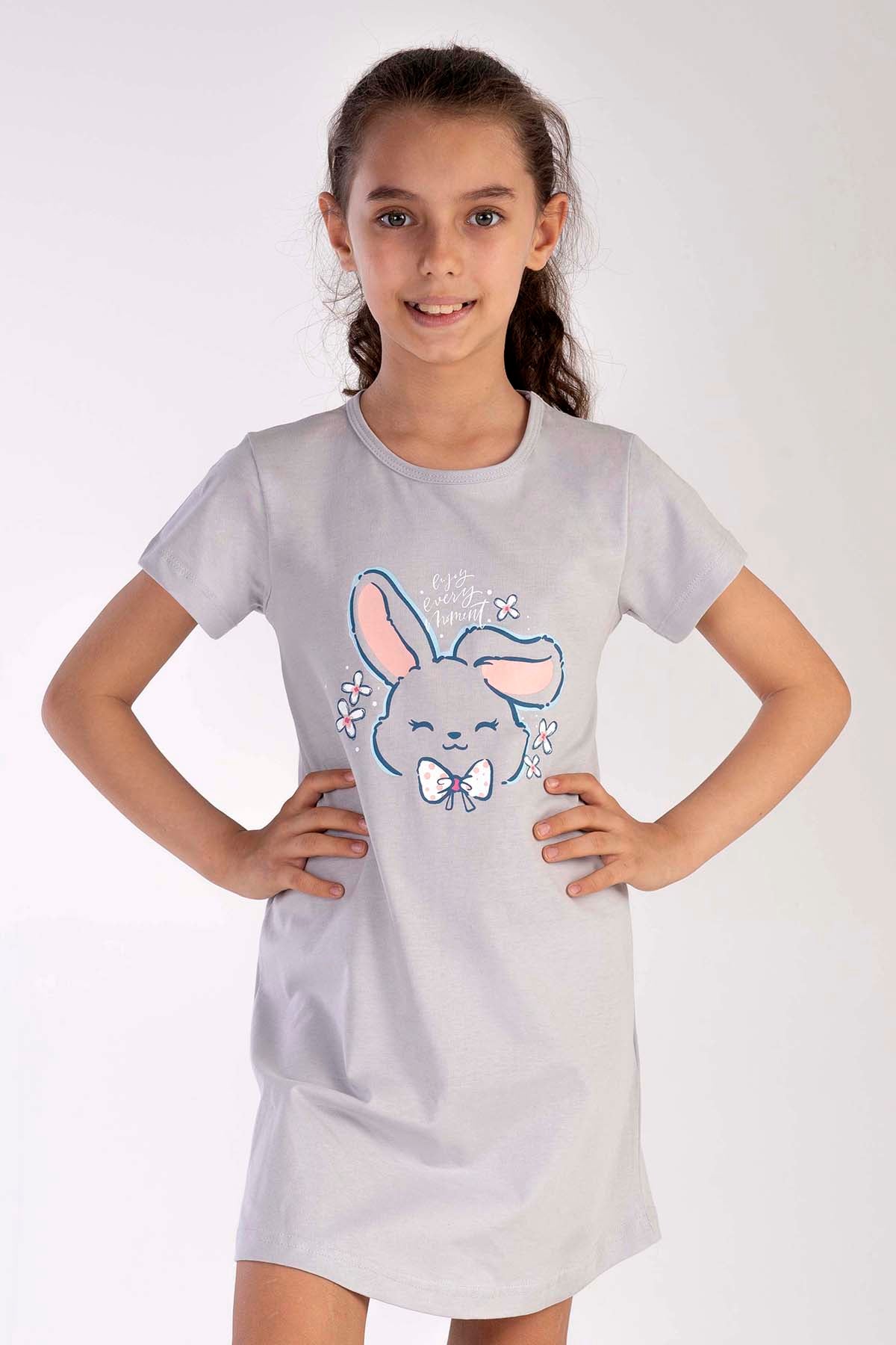 KIZ COCUK P.SUPREM O YAKA KISA KOL ETEGI OVAL TUNIK