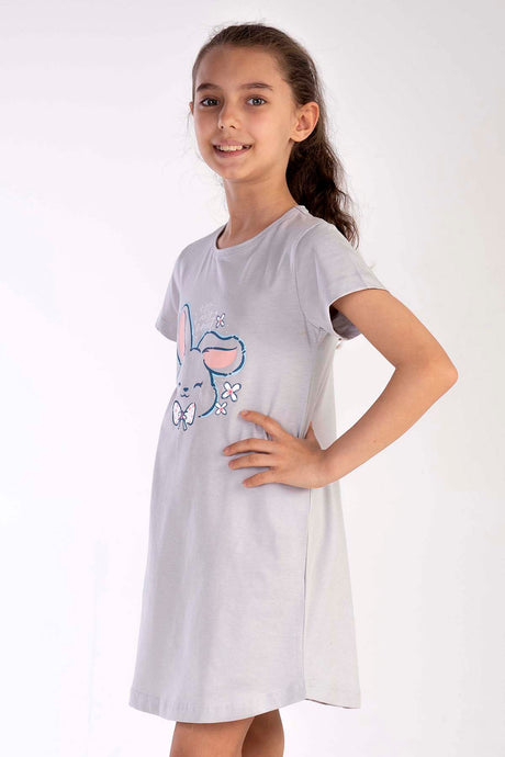 KIZ COCUK P.SUPREM O YAKA KISA KOL ETEGI OVAL TUNIK