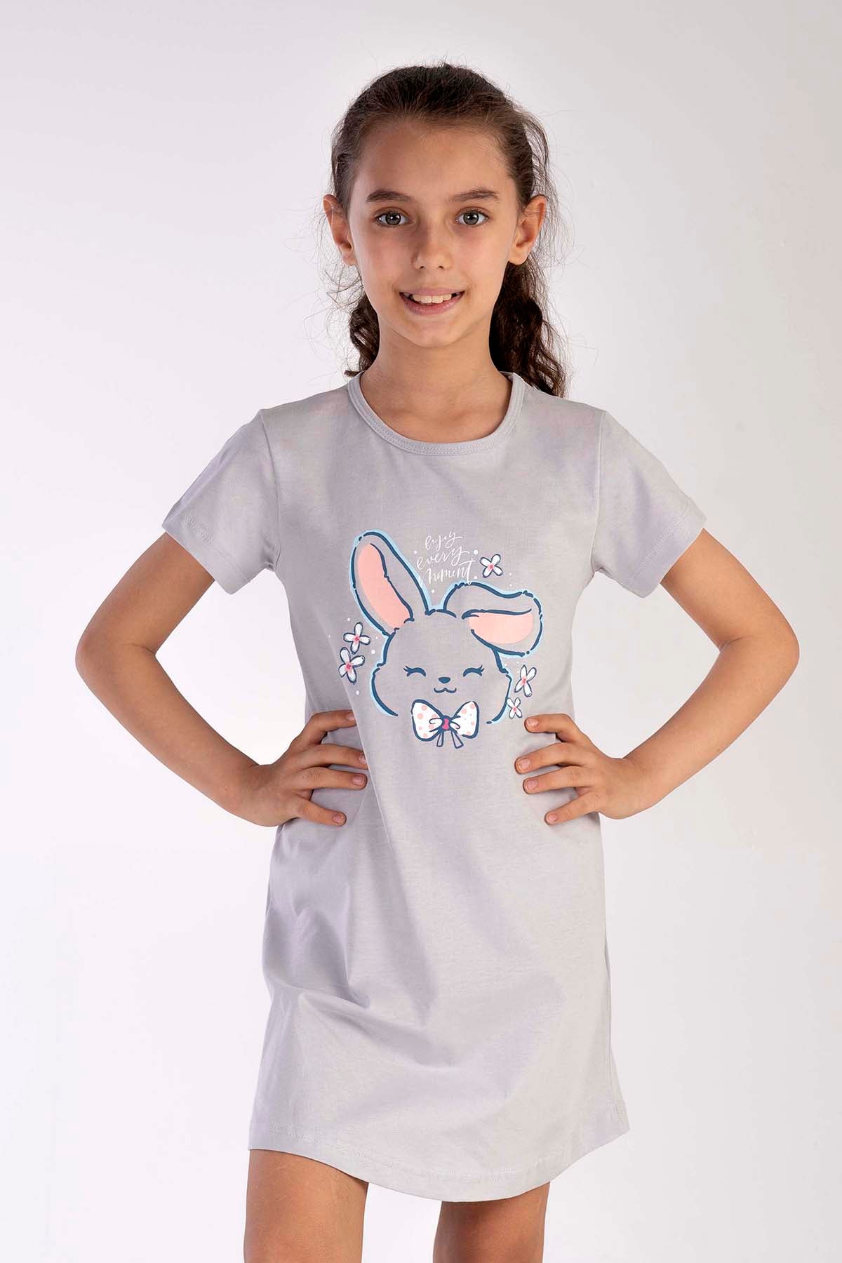 KIZ COCUK P.SUPREM O YAKA KISA KOL ETEGI OVAL TUNIK(11-12/15-16)