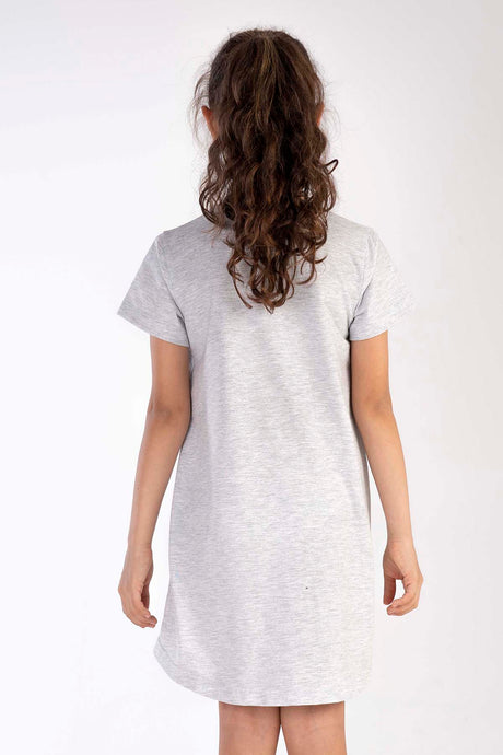 KIZ COCUK P.SUPREM O YAKA KISA KOL ETEGI OVAL TUNIK(3-4/9-10)
