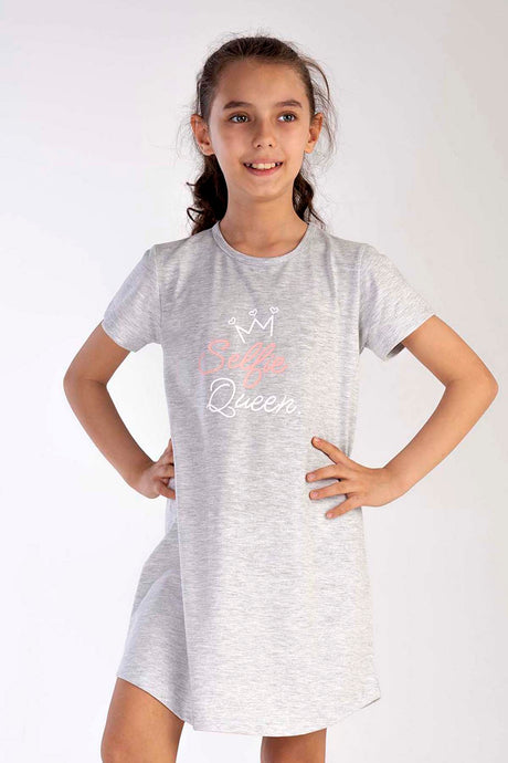 KIZ COCUK P.SUPREM O YAKA KISA KOL ETEGI OVAL TUNIK(11-12/15-16)
