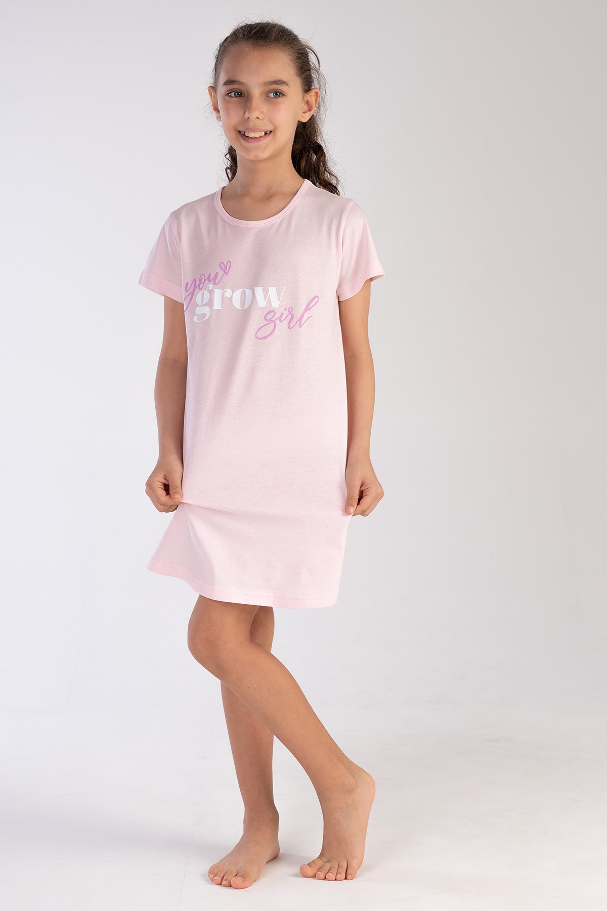 KIZ COCUK P.SUPREM O YAKA KISA KOL ETEGI OVAL TUNIK(11-12/15-16) 212595