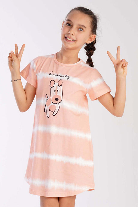 KIZ COCUK P.SUPREM O YAKA KISA KOL ETEGI OVAL TUNIK(3-4/9-10)
