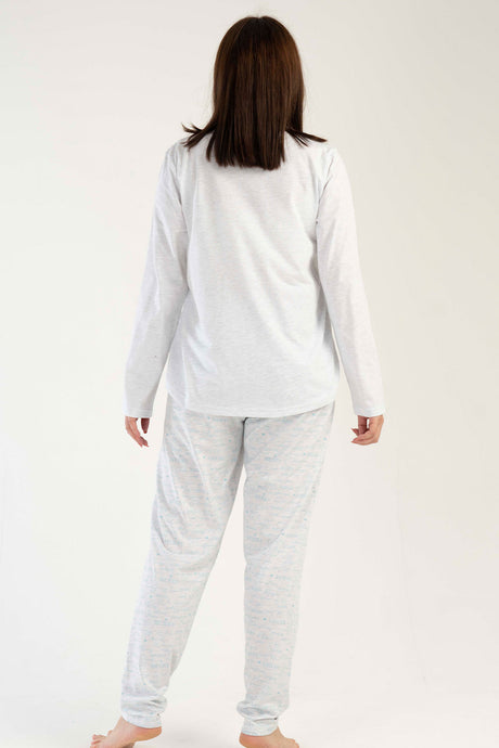 KADIN P.SUPREM XXL O YAKA UZUN KOL ETEGI OVAL PIJAMA TAKIM 303126
