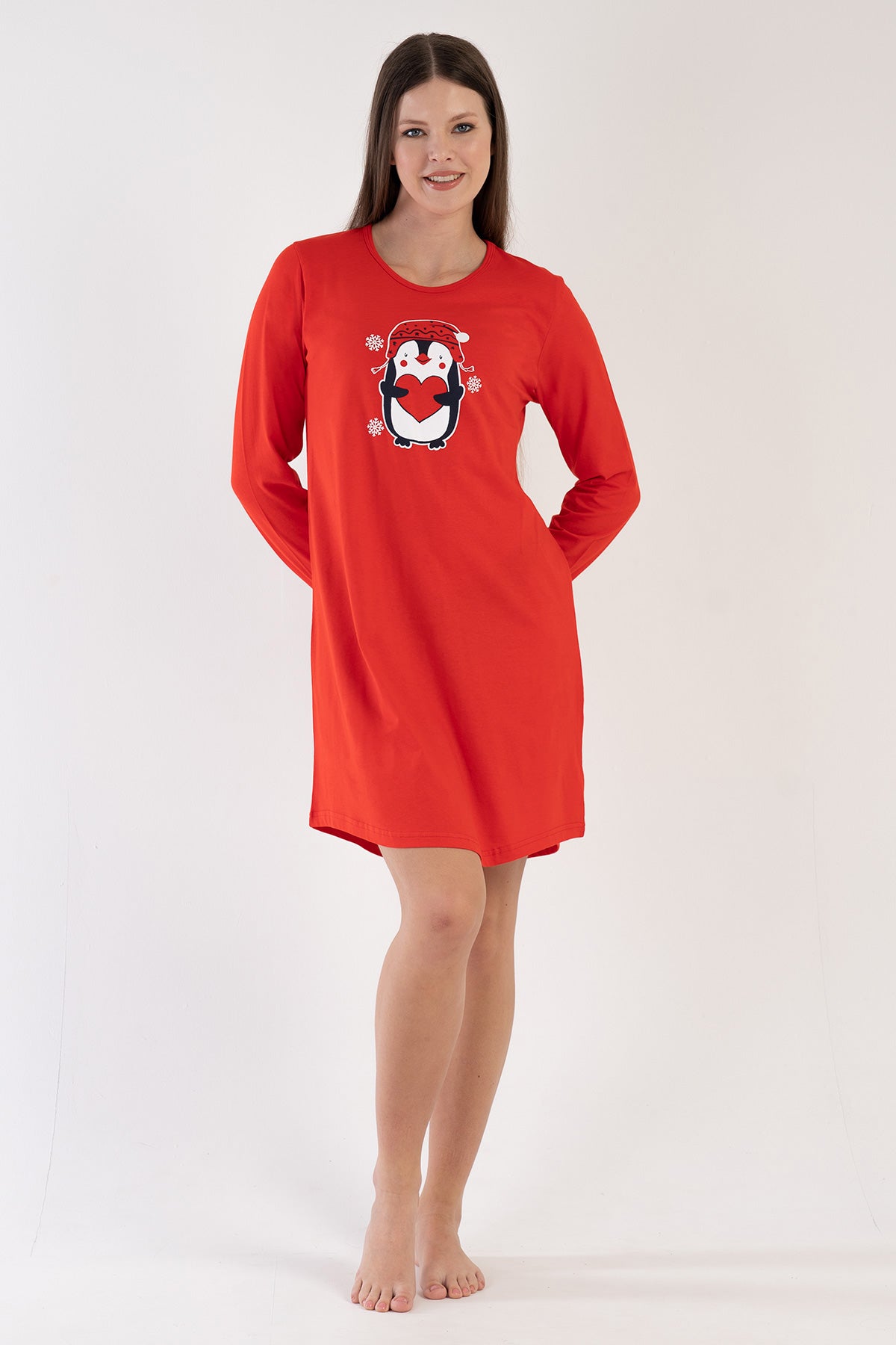 KADIN P.SUPREM O YAKA UZUN KOL ETEGI OVAL TUNIK 303138