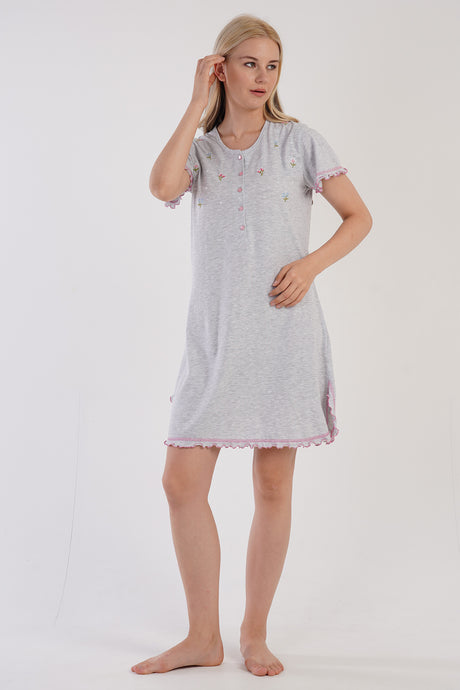 KADIN P.SUPREM PATLI KISA KOL ETEGI OVAL BIBILALI TUNIK 305101