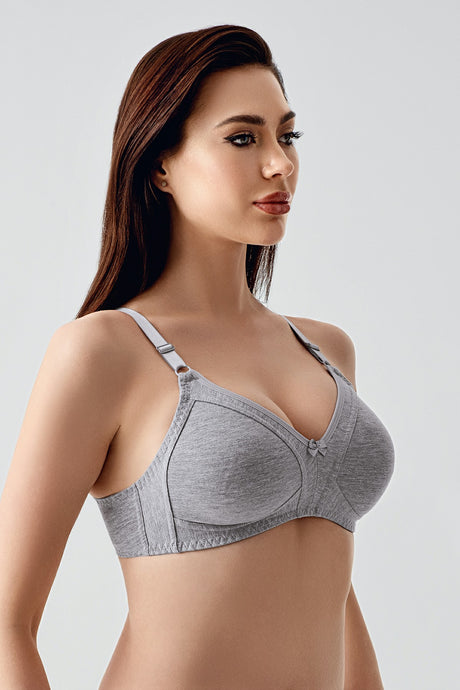 1750-Toparlayıcı Balensiz B Cup Penye Sütyen (2 Li Askılı Pk)