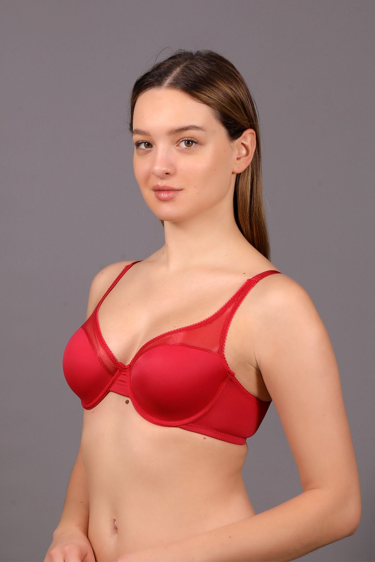 1790-Soft Cup Desteksiz B Cup Basic Sütyen (2 Li Askılı Pk)