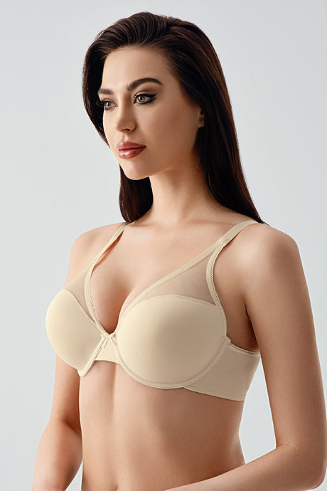 1790-Soft Cup Desteksiz B Cup Basic Sütyen (2 Li Askılı Pk)