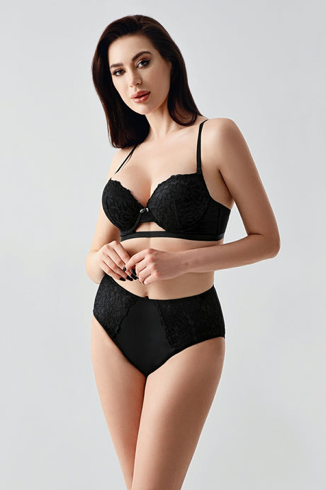 4159- B Cup Desteksiz Sütyen Külot Takım (2 Li Askılı Pk)
