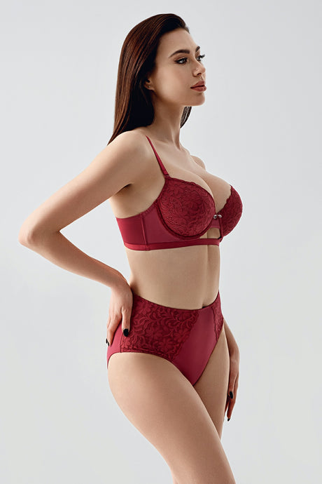4159- B Cup Desteksiz Sütyen Külot Takım (2 Li Askılı Pk)