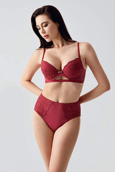 4159- B Cup Desteksiz Sütyen Külot Takım (2 Li Askılı Pk)