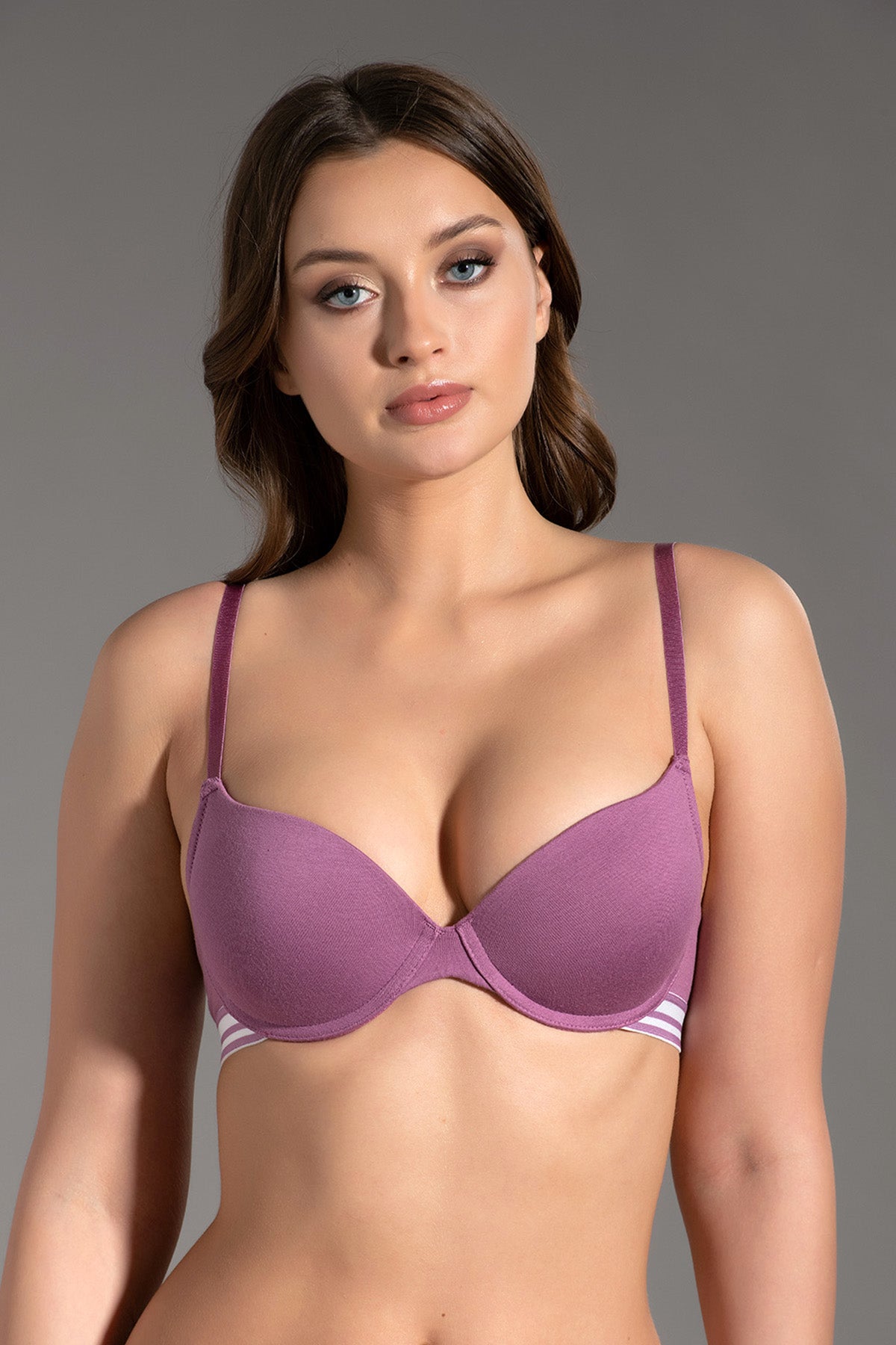 5116-Destekli B Cup Penye Sütyen (2 Li Askılı Pk)