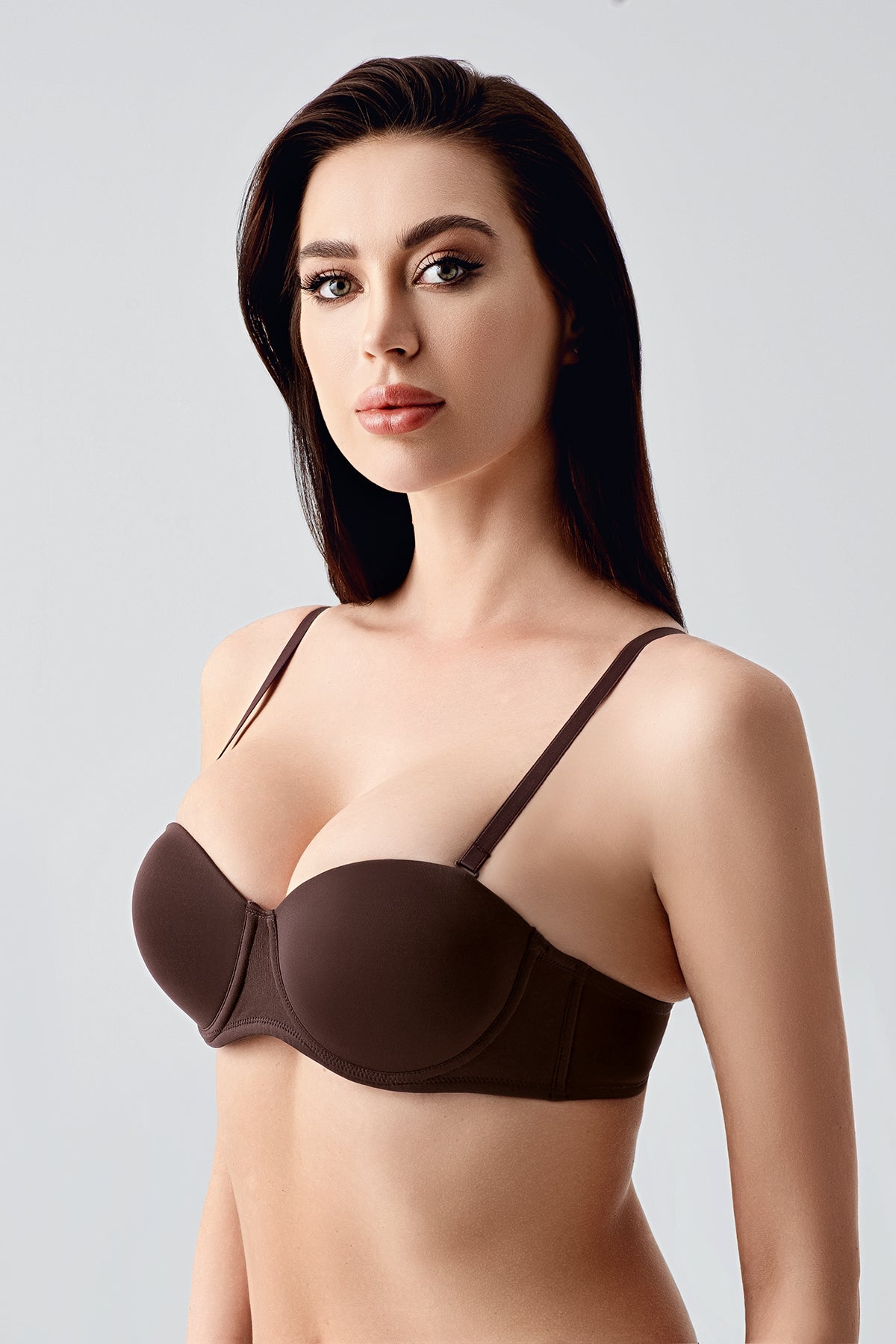 7050-Desteksiz B Cup Basic Sütyen (2 Li Askılı Pk)