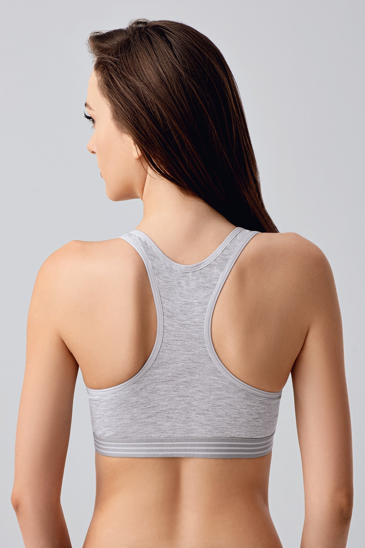 8134-Desteksiz B Cup First Bra Sütyen (2 Li Askılı Pk)