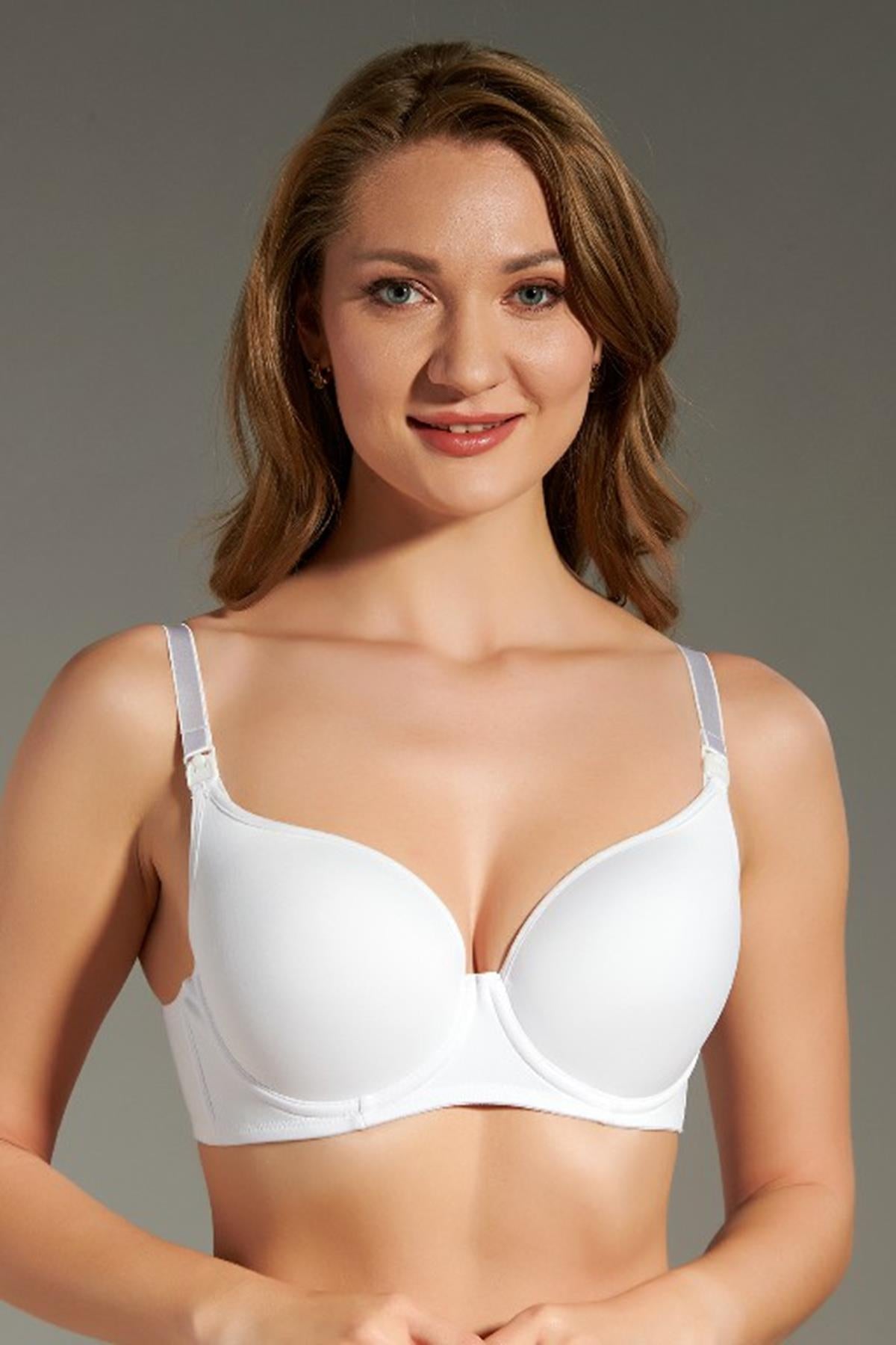 8300-Desteksiz B Cup Emzirme Sütyen (2 Li Askılı Pk)