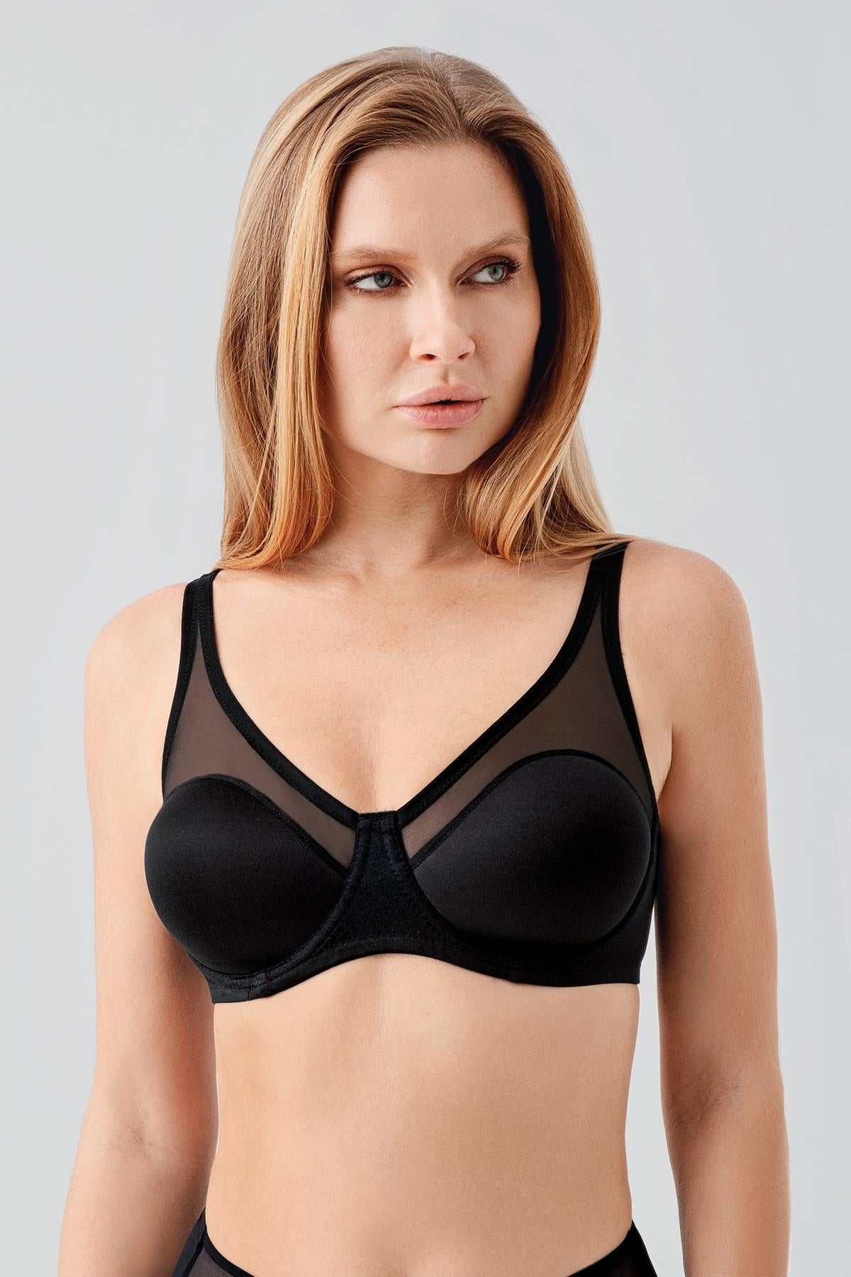 6002-Balensiz C Cup Big Size Sütyen (2 Li Askılı Pk)
