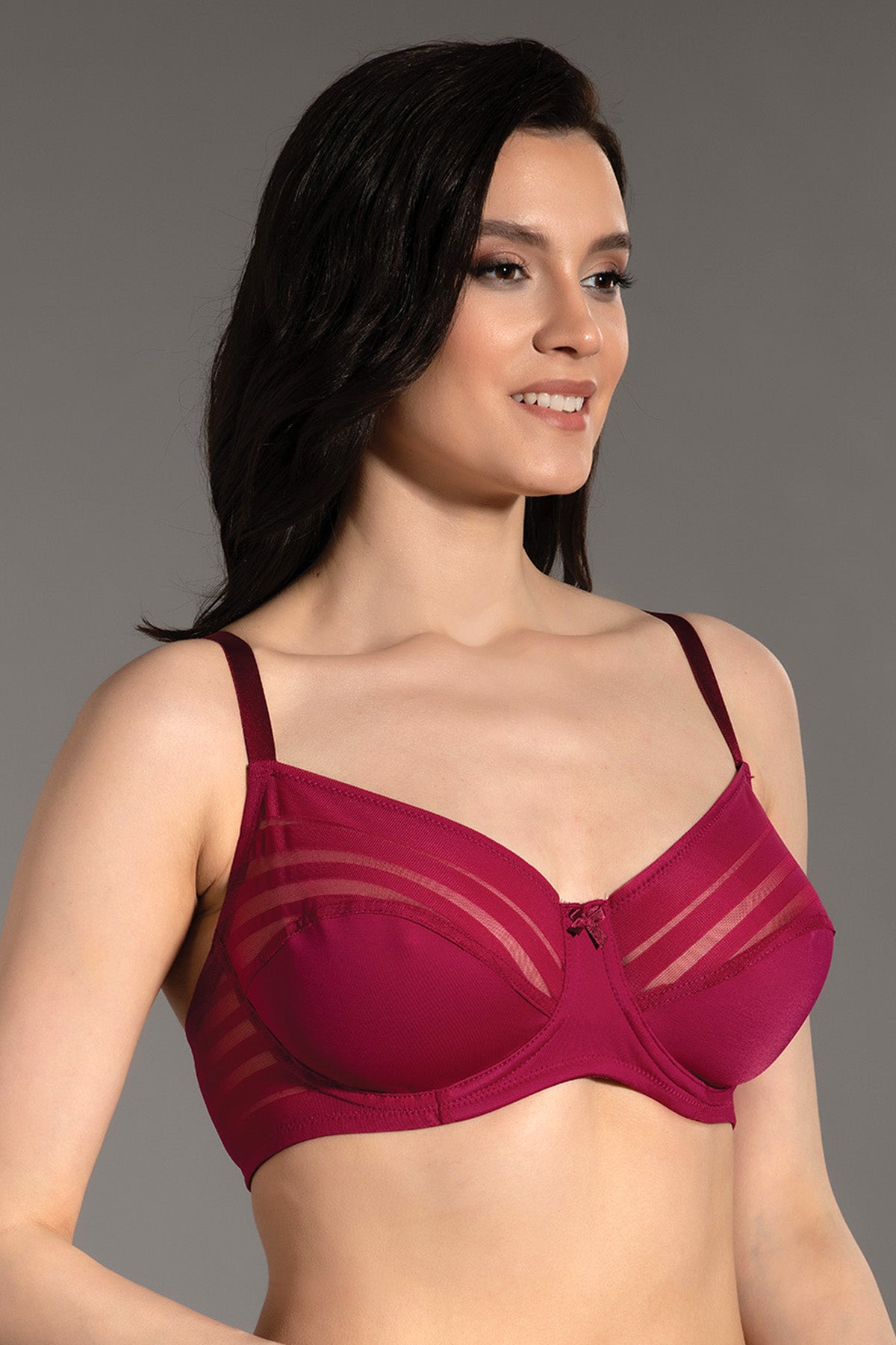 8070-Balenli C Cup Toparlayıcı Sütyen (2 Li Askılı Pk)