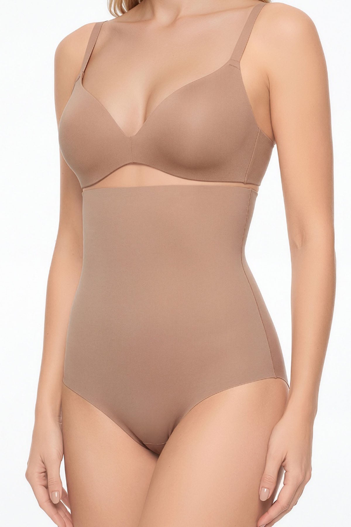 9215 - Ultra Yüksek Bel Slip Lazer Kesim Korse