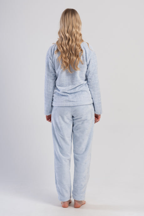 KADIN J.ULTRASOFT V YAKA UZUN KOL CEPLI PIJAMA TAKIM 403116
