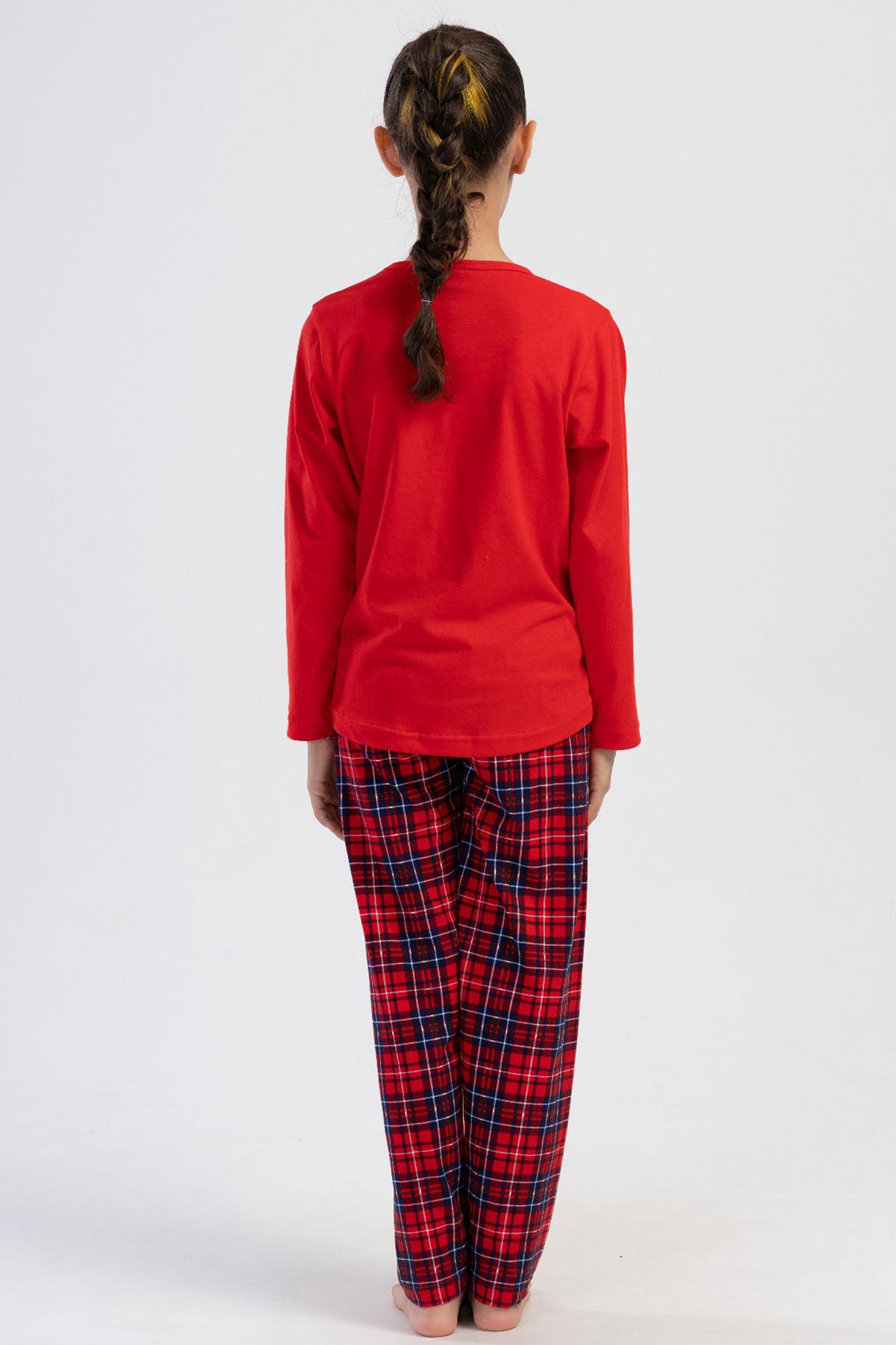 KIZ COCUK P.SUPREM O YAKA UZUN KOL ETEGI OVAL PIJAMA TAKIM(7-8/13-14) 403211