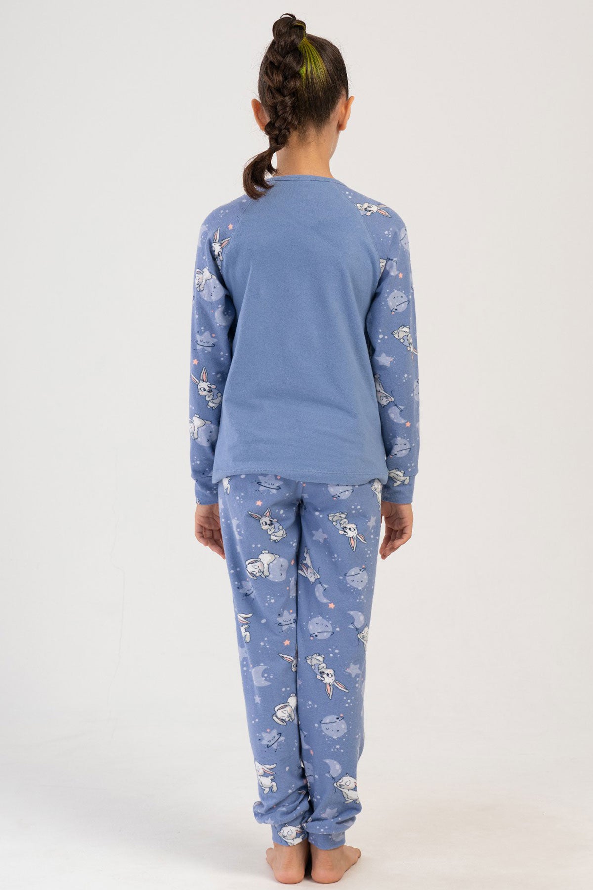 KIZ COCUK LYC SUPREM O YAKA REGLAN UZUN KOL MANSETLI PIJAMA TAKIM(7-8/13-14)