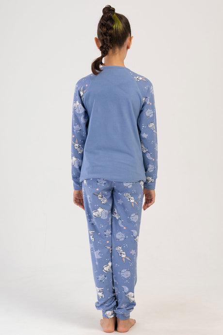 KIZ COCUK LYC SUPREM O YAKA REGLAN UZUN KOL MANSETLI PIJAMA TAKIM(7-8/13-14)