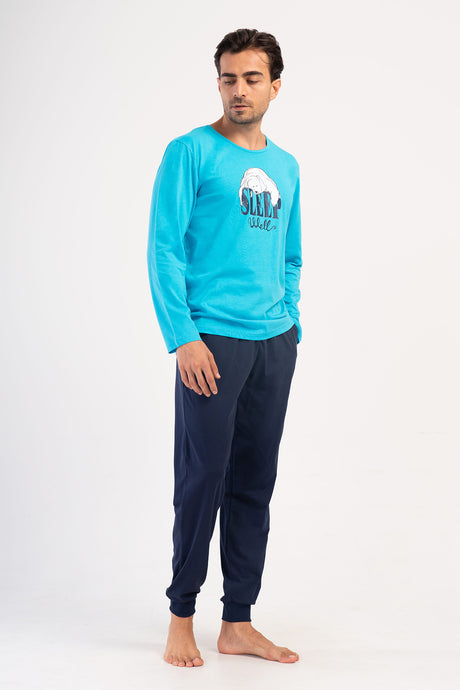 CEPLI ERKEK P.SUPREM XXL O YAKA UZUN KOL MANSETLI PIJAMA TAKIM 405199