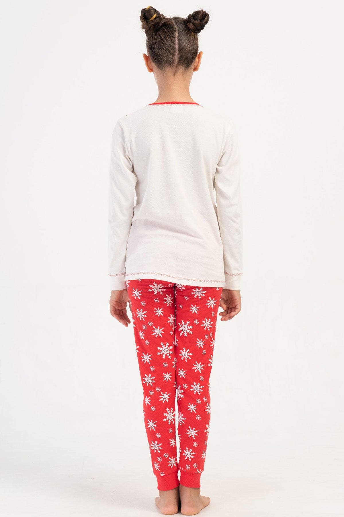 KIZ COCUK LYC SUPREM O YAKA UZUN KOL MANSETLI PIJAMA TK(7-8/15-16)
