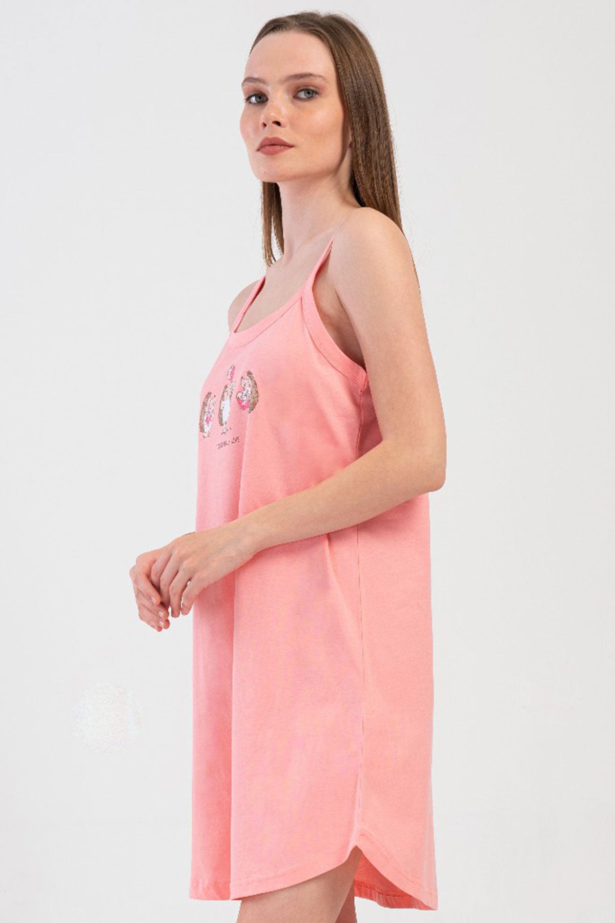 KADIN P.SUPREM XXL IP ASKILI ETEGI OVAL TUNIK