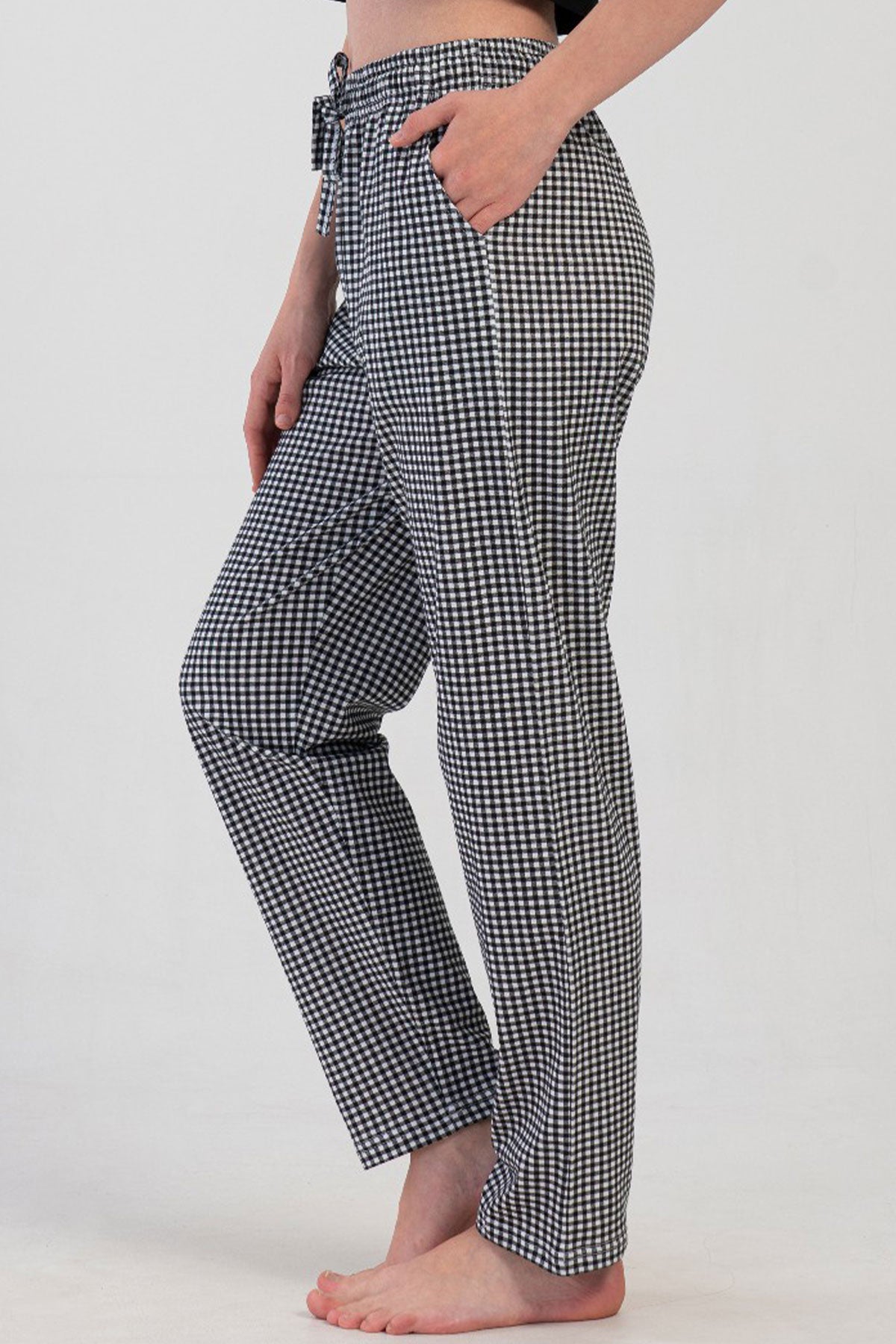 KADIN P.SUPREM CEPLI TEK ALT PIJAMA