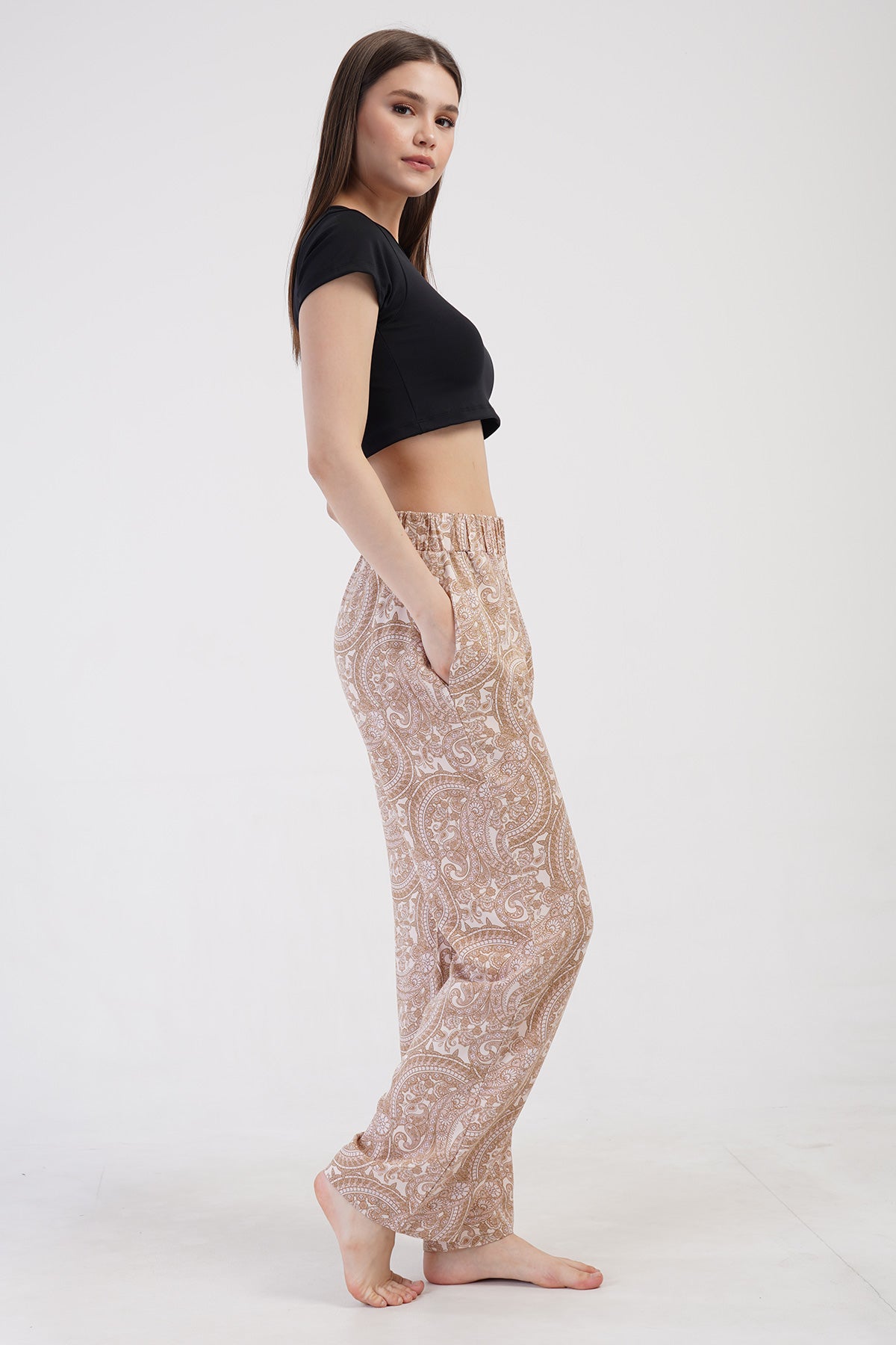 KADIN VISCON CEPLI TEK ALT PIJAMA 410054