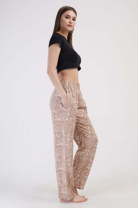 KADIN VISCON CEPLI TEK ALT PIJAMA 410054