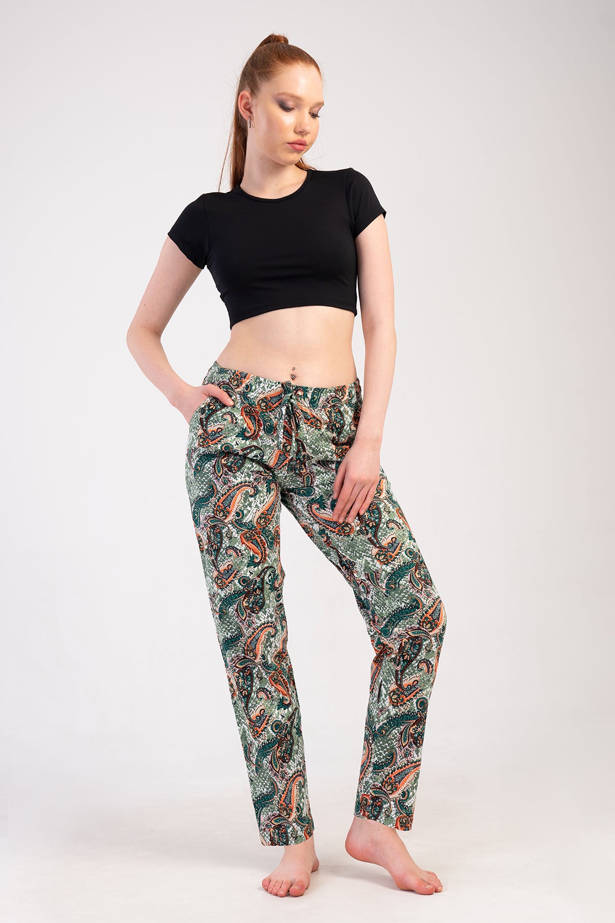 KADIN P.SUPREM XXL CEPLI TEK ALT PIJAMA 502045