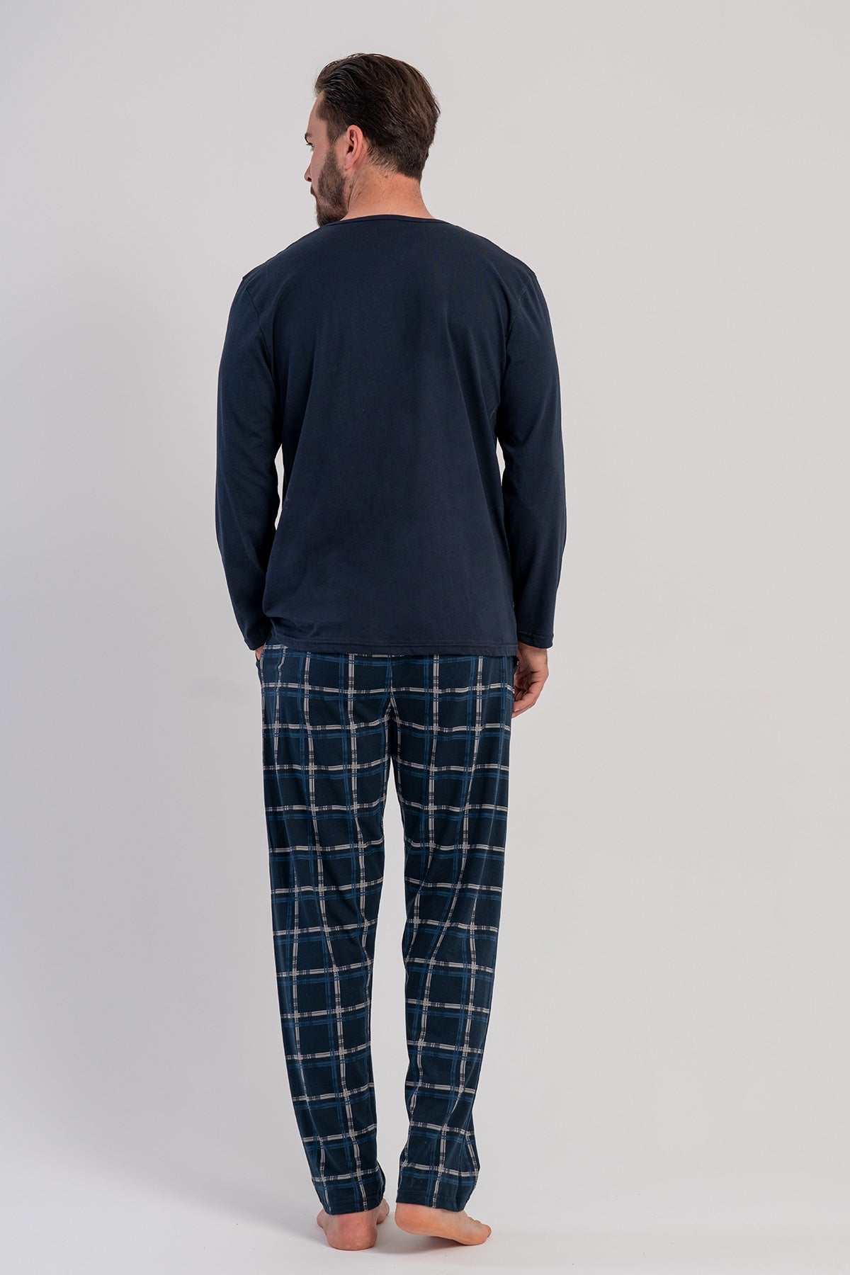 CEPLI ERKEK P.SUPREM XXL O YAKA UZUN KOL PIJAMA TAKIM 503095
