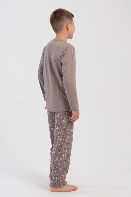 ERKEK COCUK P.SUPREM O YAKA UZUN KOL PIJAMA TAKIM(5-6/13-14) 503272