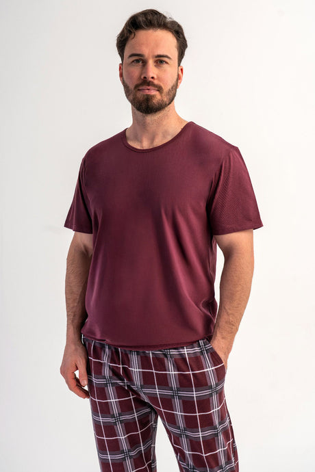 CEPLI ERKEK P.SUPREM XXL V YAKA KISA KOL PIJAMA TAKIM