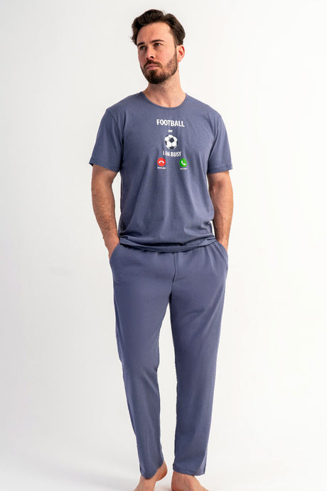 CEPLI ERKEK P.SUPREM XXL O YAKA KISA KOL PIJAMA TAKIM