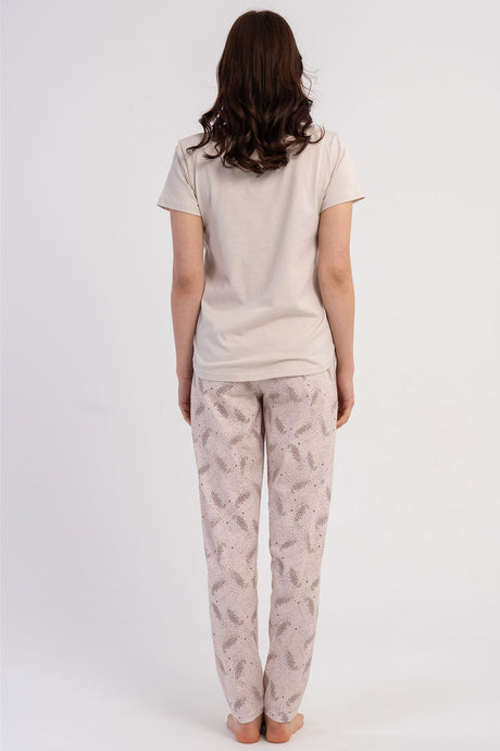 KADIN P.SUPREM O YAKA KISA KOL ETEGI OVAL PIJAMA TAKIM