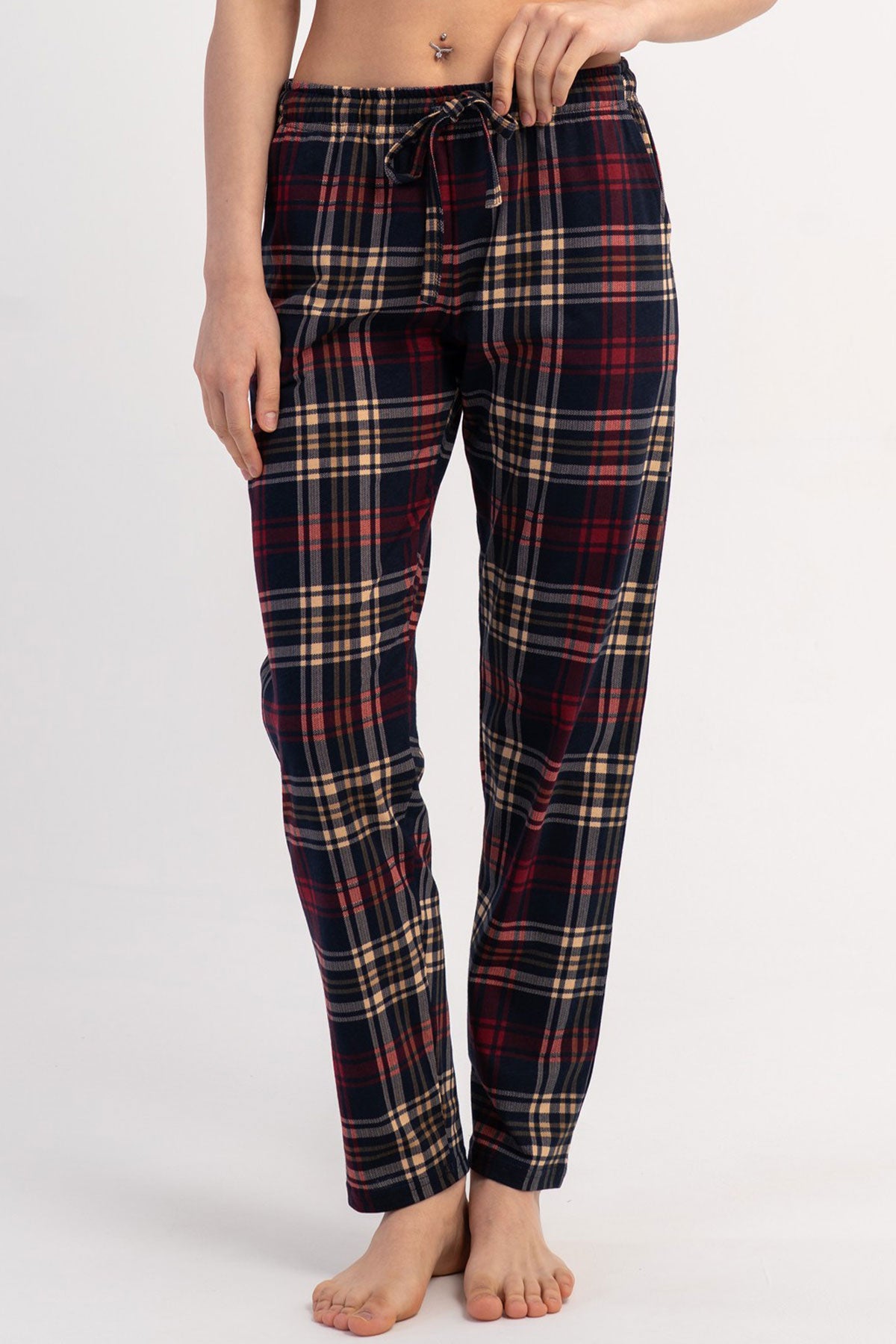 KADIN P.SUPREM CEPLI TEK ALT PIJAMA