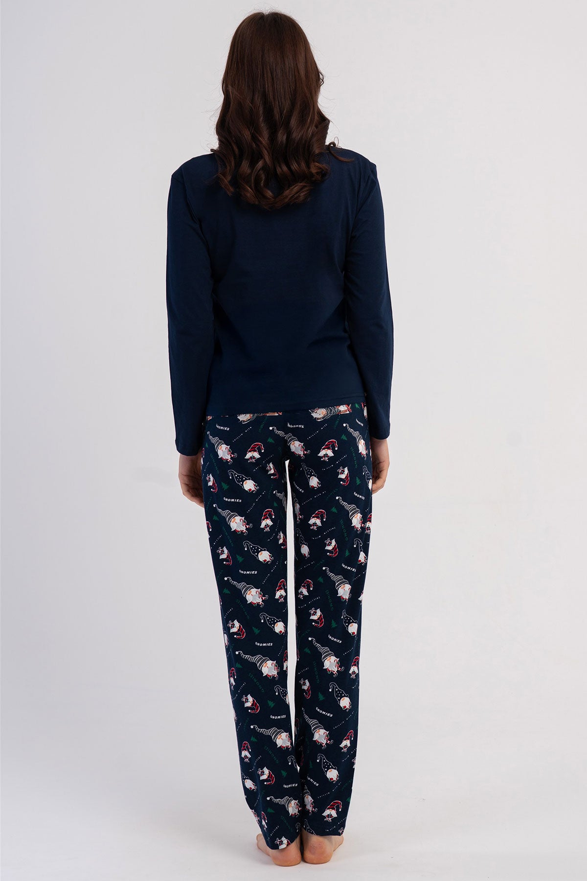 KADIN P.SUPREM O YAKA UZUN KOL ETEGI OVAL PIJAMA TAKIM
