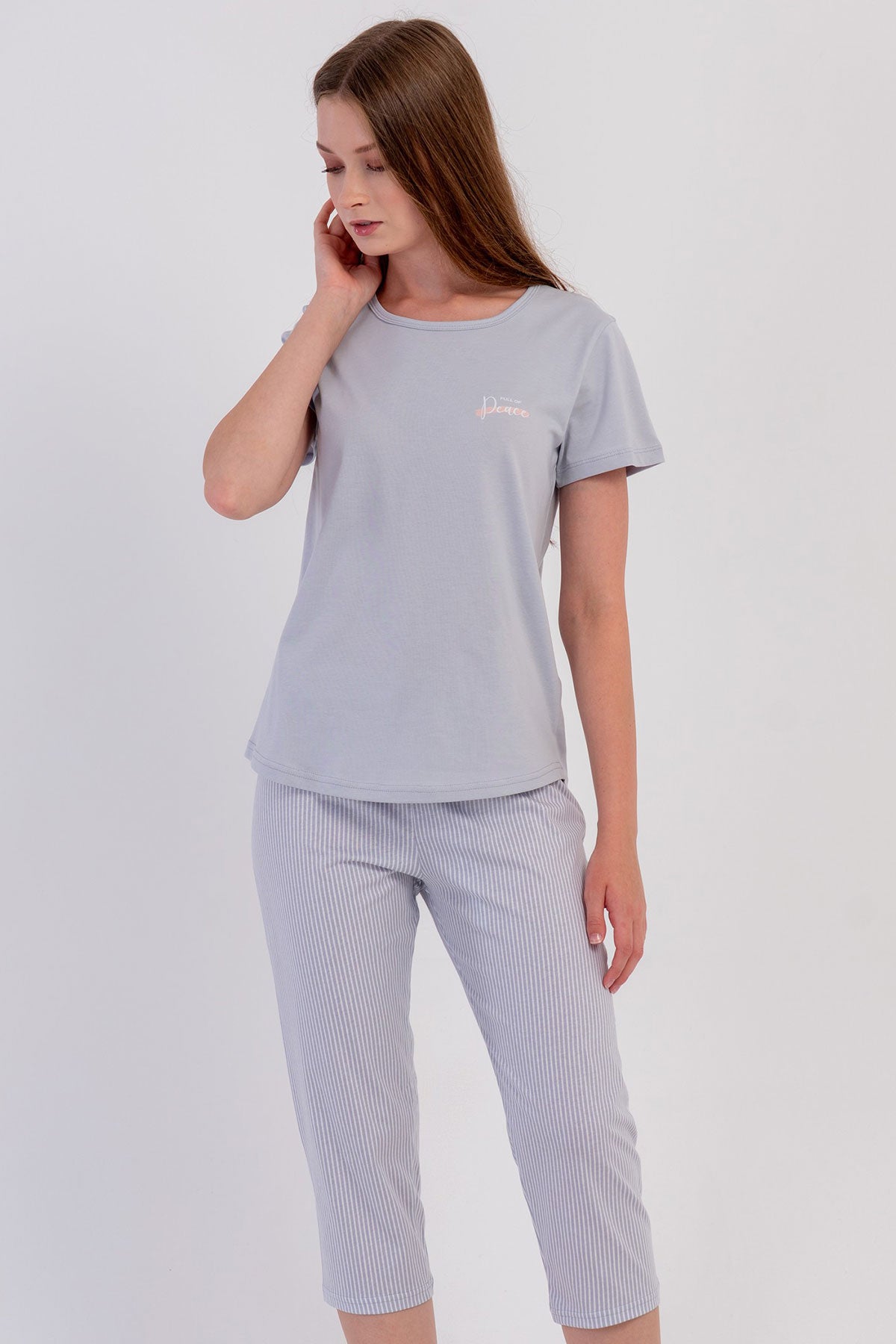 KADIN P.SUPREM O YAKA KISA KOL ETEGI OVAL KAPRI TAKIM