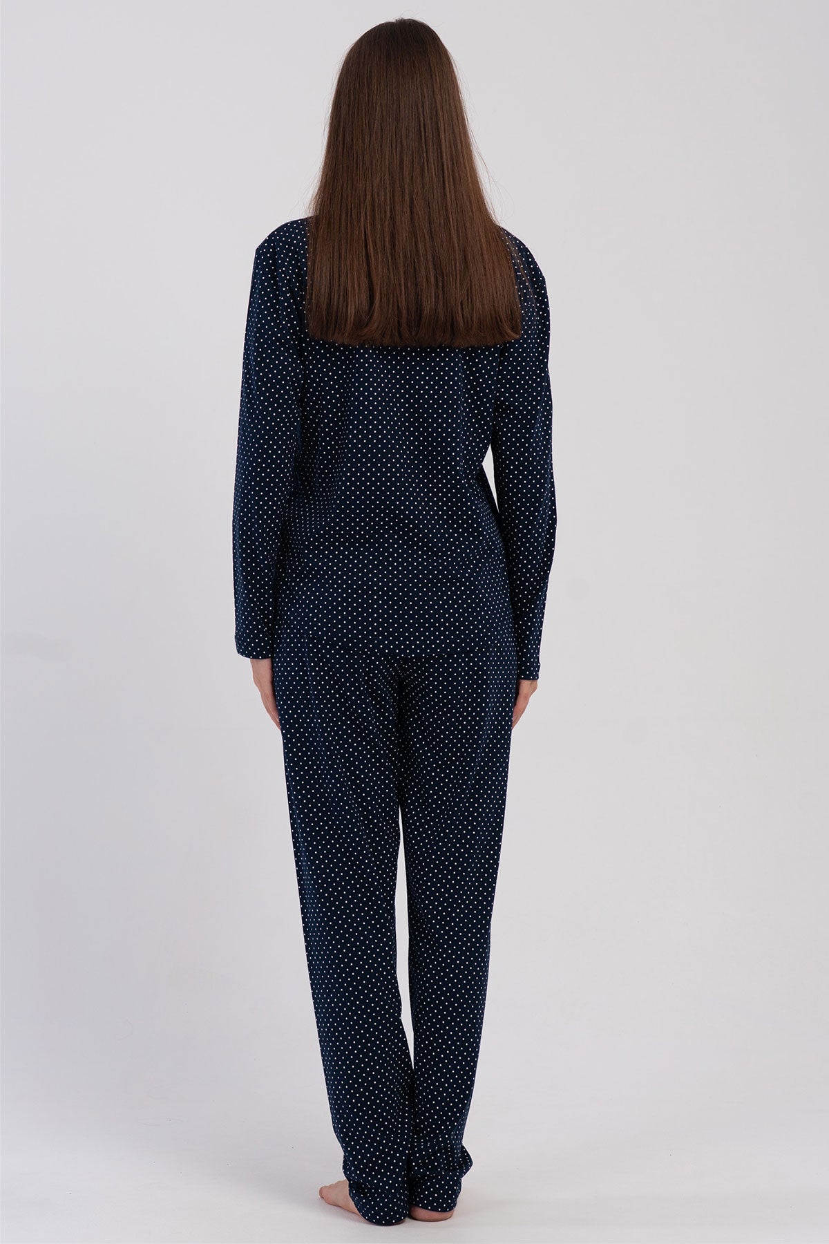 KADIN P.SUPREM O YAKA UZUN KOL ETEGI OVAL PIJAMA TAKIM