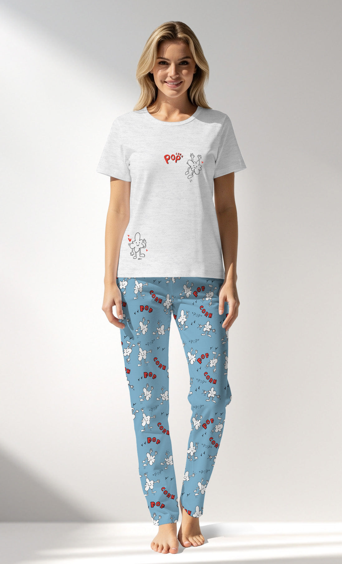 Woman Supreme Popcorn Pyjama Set - A-KAR MELANJ - Image 1