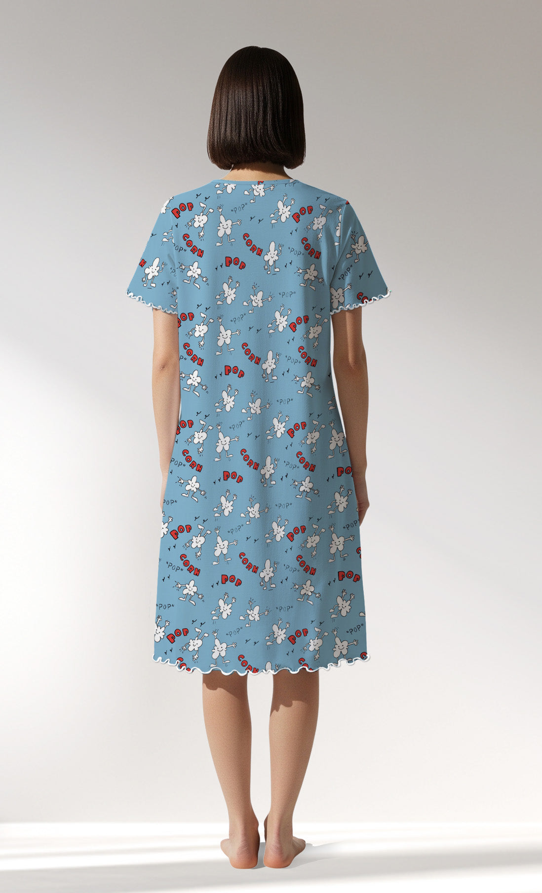 Woman Supreme Popcorn Short Sleeve Tunic - ROTASYON - Image 3