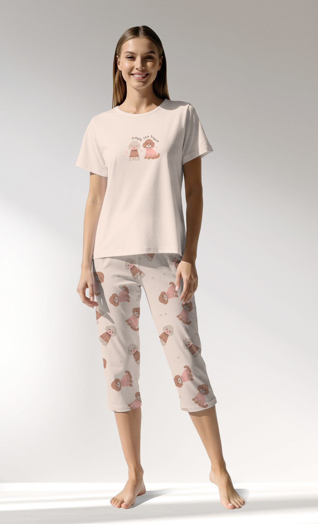 Woman Supreme Puppypo Capri Set - ZEMIN - Image 1