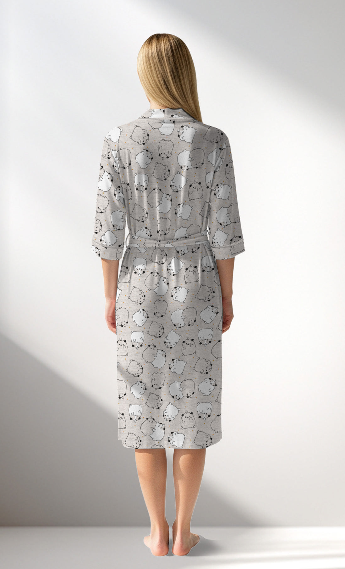 Woman Supreme Cheeks Dressing Gown - ROTASYON - Image 3