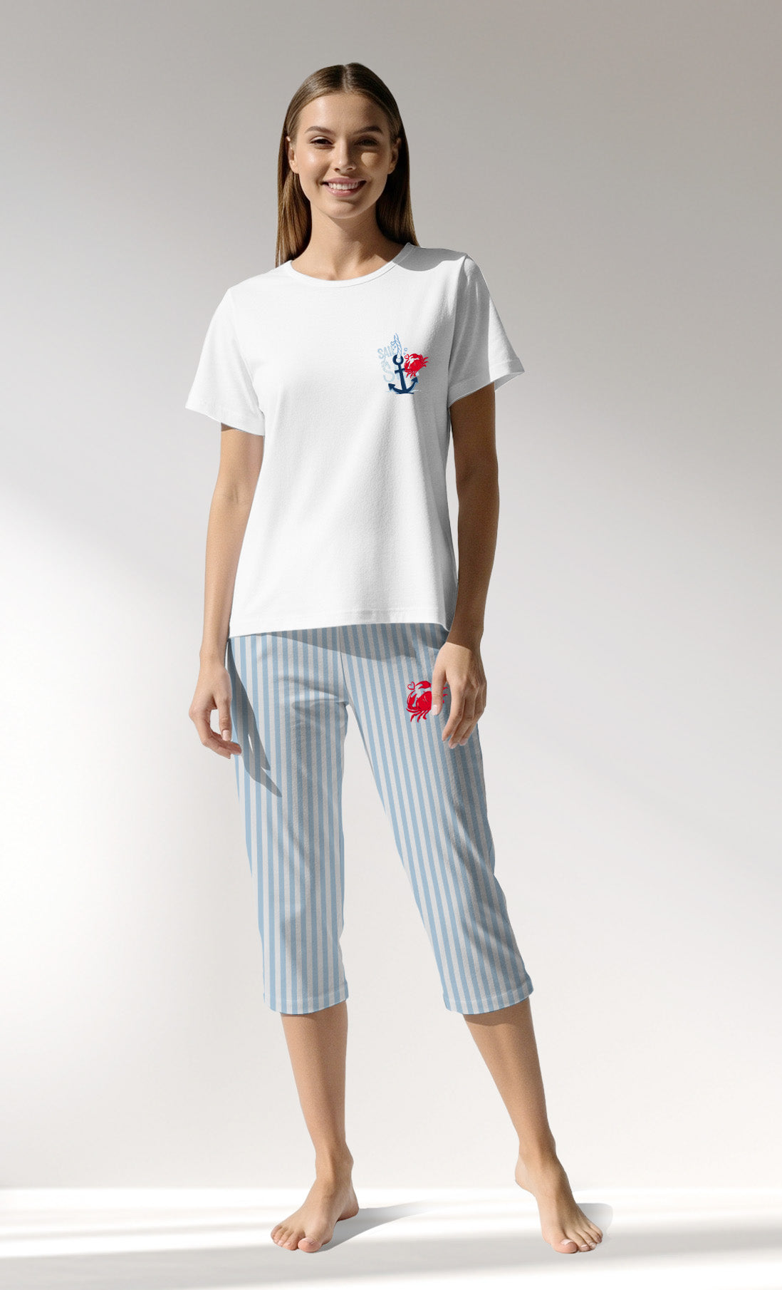 Woman Supreme FreshSeafood Capri Set - A-11-1001 - Image 1